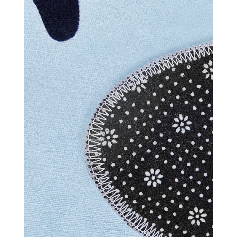 Dywan dziecięcy kształt gwiazdy 120 x 120 cm niebieski SIRIUS