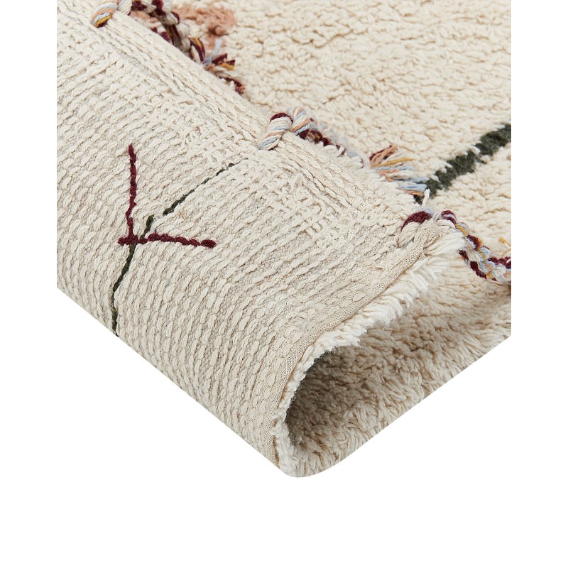 Dywan bawełniany 80 x 150 cm beżowy CORUM