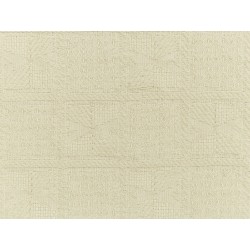 Narzuta na łóżko MARAKA Bawełna 200 x 220 cm Jasnobeżowy