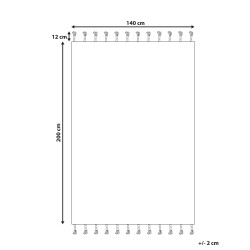 Dywan 140 x 200 cm zielony BADEMLI