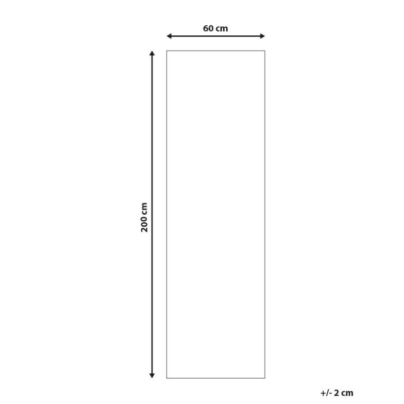 Dywan 60 x 200 cm wielokolorowy ARTHUR
