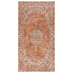 Dywan bawełniany 80 x 150 cm pomarańczowy HAYAT