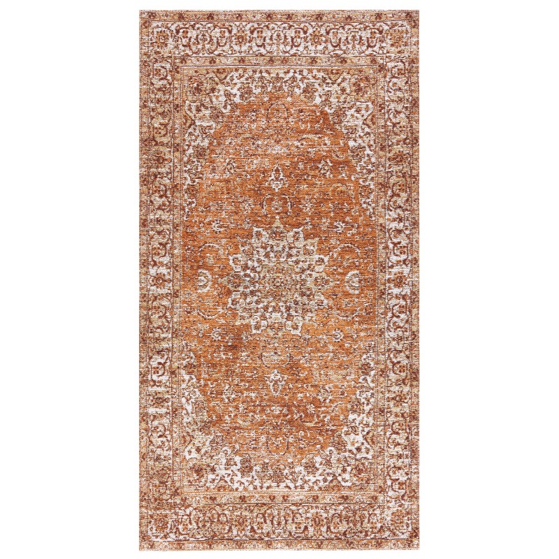 Dywan bawełniany 80 x 150 cm pomarańczowy HAYAT