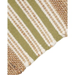 Dywan z juty 160 x 230 cm beżowo-zielony MIRZA