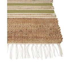 Dywan z juty 160 x 230 cm beżowo-zielony MIRZA
