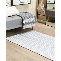 Dywan 70 x 200 cm biało-szary SAIKHEDA