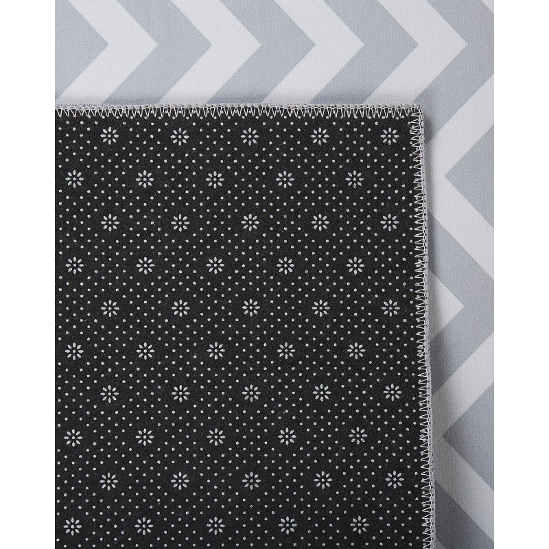 Dywan 70 x 200 cm biało-szary SAIKHEDA