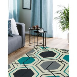 Dywan 140 x 200 cm wielokolorowy GIRESUN