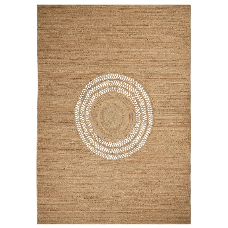 Dywan z juty 160 x 230 cm beżowy BOGAZOREN