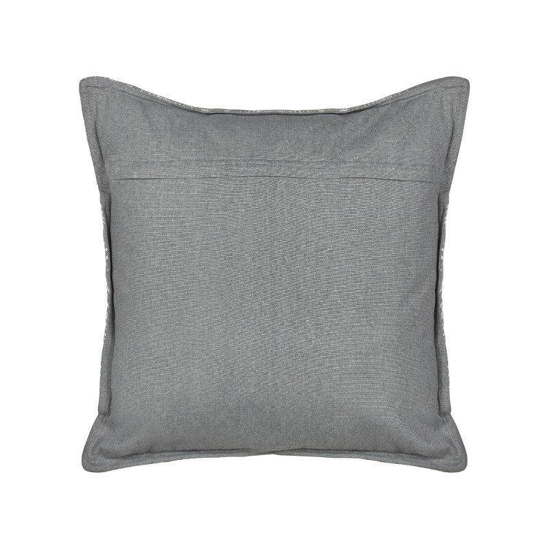 Zestaw 2 poduszek dekoracyjnych HOYA Bawełna 45 x 45 cm Szary Wzór geometryczny