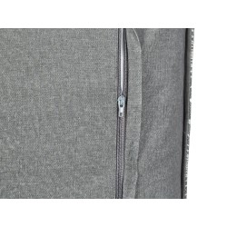 Zestaw 2 poduszek dekoracyjnych HOYA Bawełna 45 x 45 cm Szary Wzór geometryczny