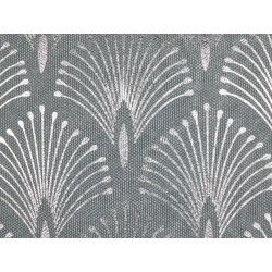 Zestaw 2 poduszek dekoracyjnych HOYA Bawełna 45 x 45 cm Szary Wzór geometryczny