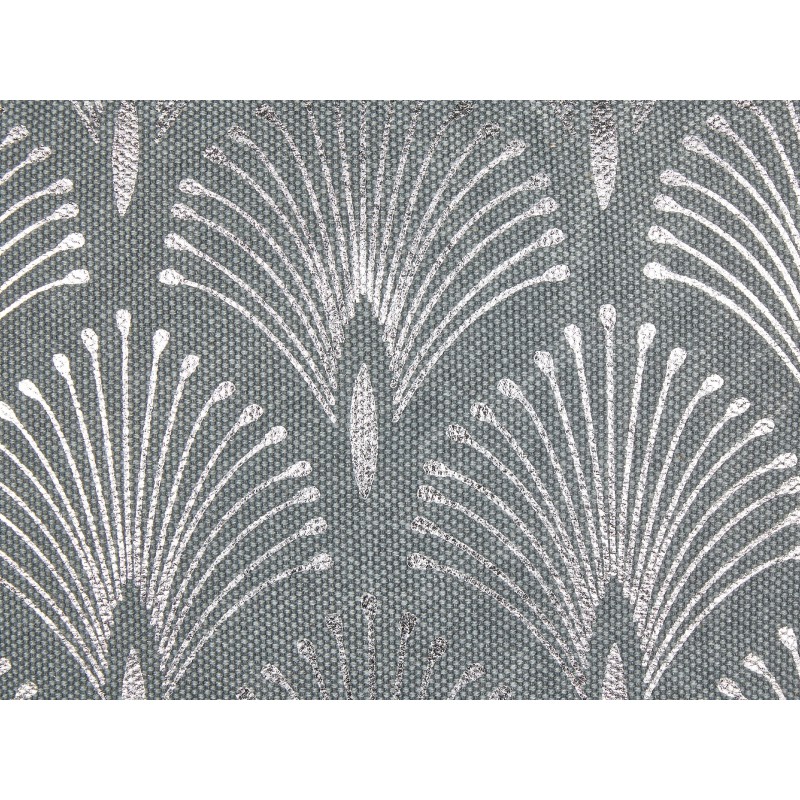 Zestaw 2 poduszek dekoracyjnych HOYA Bawełna 45 x 45 cm Szary Wzór geometryczny