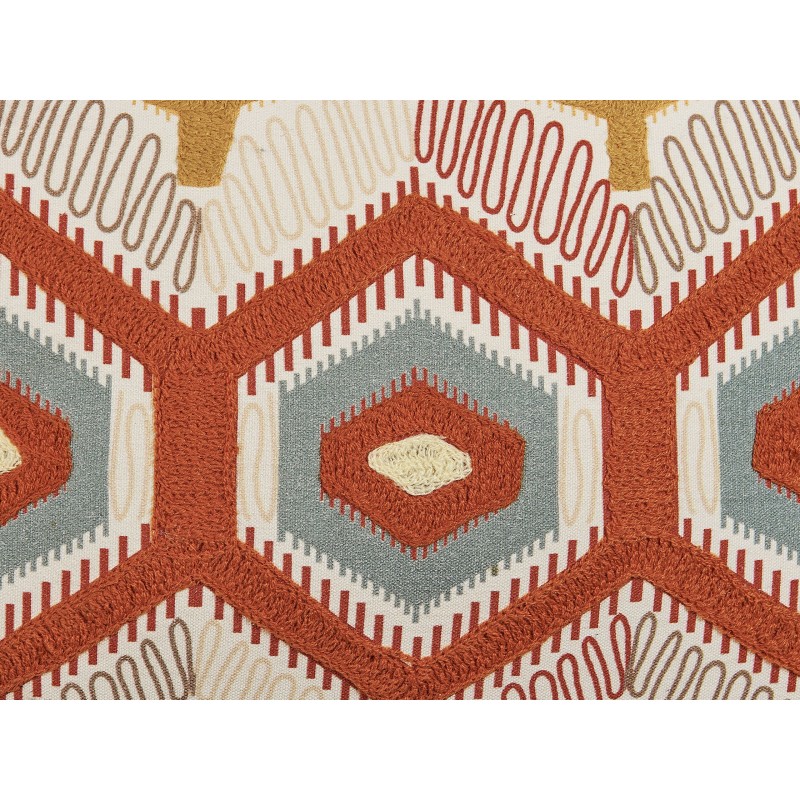 Poduszka dekoracyjna MAJRA Bawełna 40 x 60 cm Kolorowy Wzór geometryczny