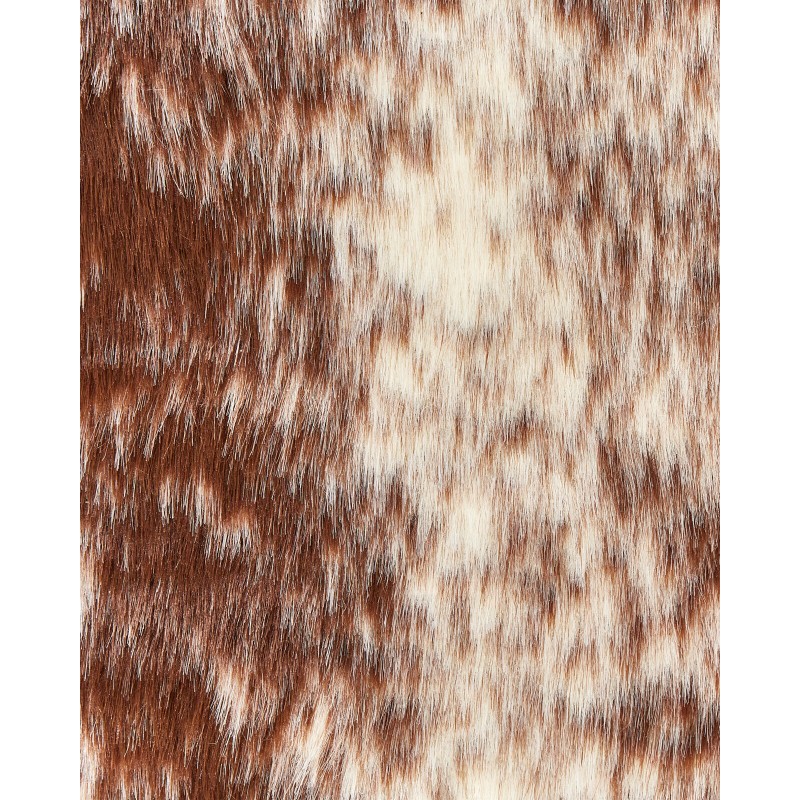 Dywan ze sztucznej skóry 150 x 200 cm brązowy ZEIL