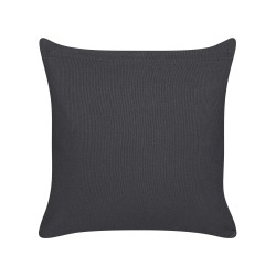 Zestaw 2 poduszek dekoracyjnych BENZOIN Bawełna 45 x 45 cm Czarny Wzór geometryczny