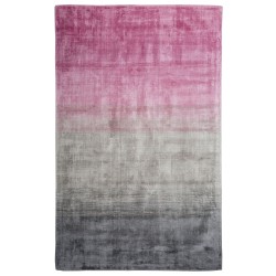 Dywan wiskozowy 140 x 200 cm różowo-szary ERCIS