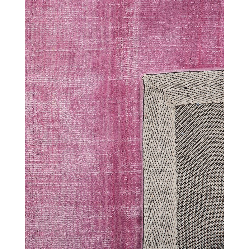 Dywan wiskozowy 140 x 200 cm różowo-szary ERCIS