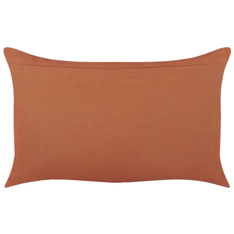 Poduszka dekoracyjna ORLAYA Bawełna 55 x 35 cm Pomarańczowy Wzór geometryczny