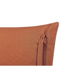 Poduszka dekoracyjna ORLAYA Bawełna 55 x 35 cm Pomarańczowy Wzór geometryczny