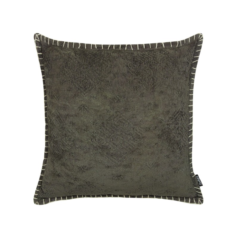 Zestaw 2 poduszek dekoracyjnych MELUR 45 x 45 cm Szary Jednolity