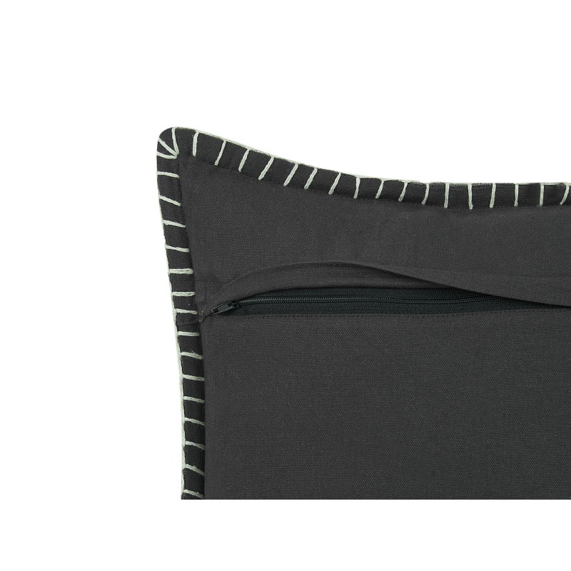 Zestaw 2 poduszek dekoracyjnych MELUR 45 x 45 cm Szary Jednolity