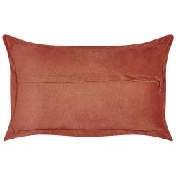 Zestaw 2 poduszek dekoracyjnych ZINNIA Sztruks 47 x 27 cm Złoty brąz Jednolity