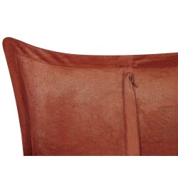 Zestaw 2 poduszek dekoracyjnych ZINNIA Sztruks 47 x 27 cm Złoty brąz Jednolity