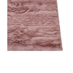 Dywan sztuczne futro królika 160 x 230 cm różowy MIRPUR