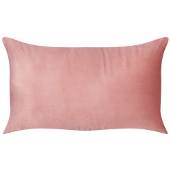 Zestaw 2 poduszek dekoracyjnych CRODYLINE Welur 35 x 60 cm Różowy W paski