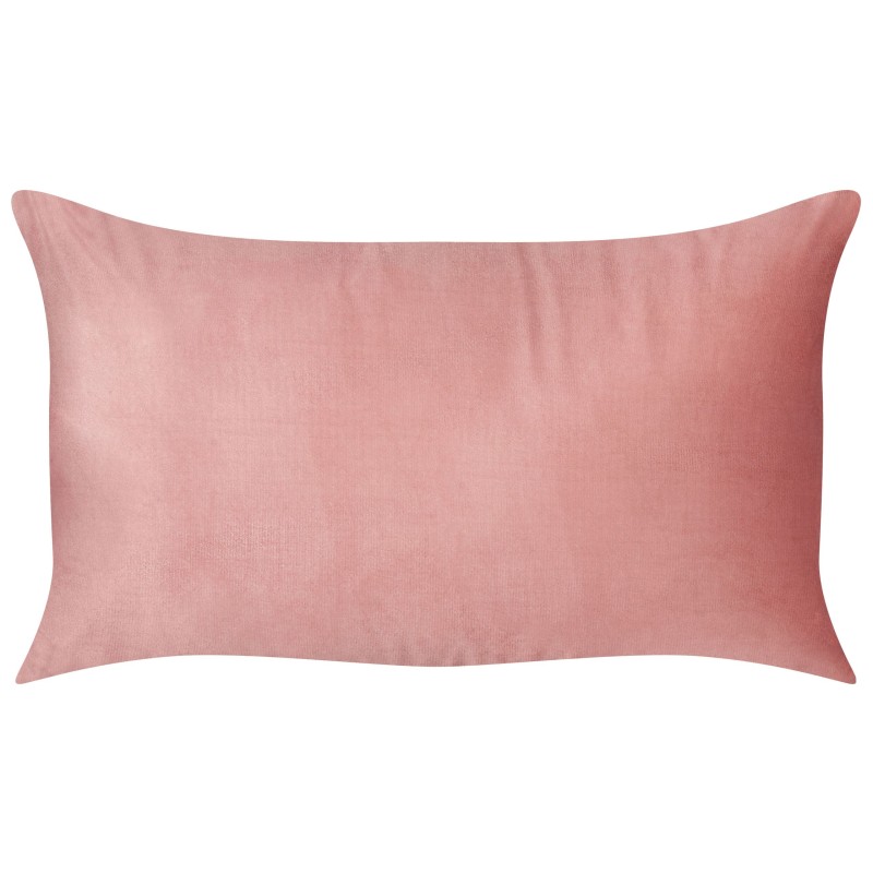 Zestaw 2 poduszek dekoracyjnych CRODYLINE Welur 35 x 60 cm Różowy W paski