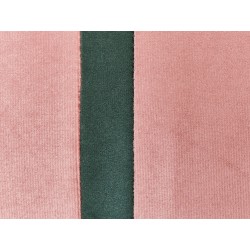 Zestaw 2 poduszek dekoracyjnych CRODYLINE Welur 35 x 60 cm Różowy W paski