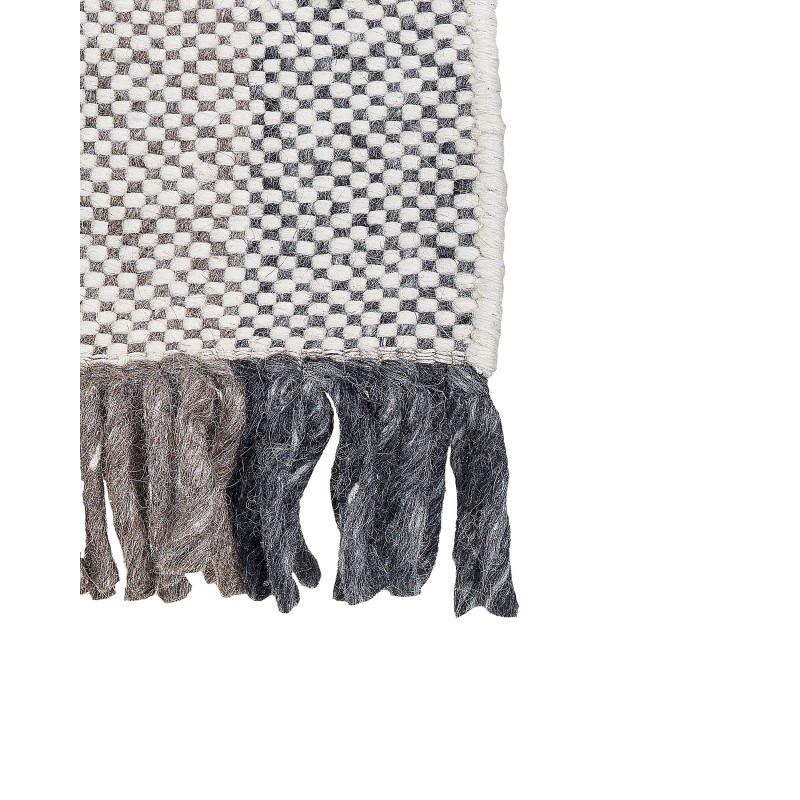 Dywan wełniany 80 x 150 cm złamana biel EMIRLER