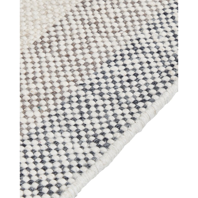 Dywan wełniany 80 x 150 cm złamana biel EMIRLER