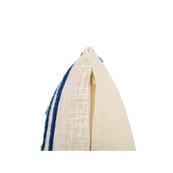 Zestaw 2 poduszek dekoracyjnych PLEIONE Bawełna 45 x 45 cm Granatowy Wzór geometryczny