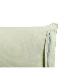 Poduszka dekoracyjna RUNGIA Welur 45 x 45 cm Zielony Wzór kwiatowy