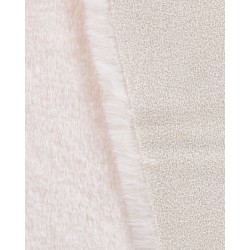 Dywan imitacja futra królika biały UNDARA