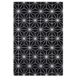 Dywan z wiskozy 160 x 230 cm czarny SIBEL