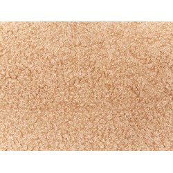 Zestaw 2 poduszek dekoracyjnych GLADIOLUS Boucle 172 x 14 cm Jasnobrązowy Jednolity