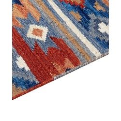 Dywan wełniany kilim 200 x 300 cm wielokolorowy NORAKERT