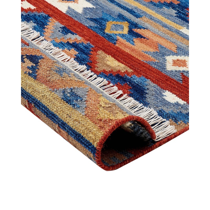 Dywan wełniany kilim 200 x 300 cm wielokolorowy NORAKERT