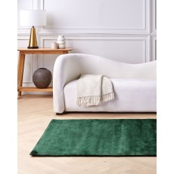 Dywan z wiskozy 140 x 200 cm zielony GESI II