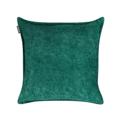 Zestaw 2 poduszek dekoracyjnych VERPIS Bawełna 50 x 50 cm Szmaragdowy Jednolity