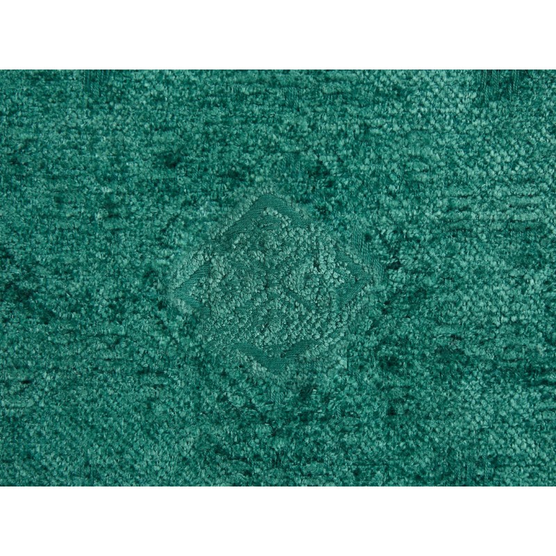 Zestaw 2 poduszek dekoracyjnych VERPIS Bawełna 50 x 50 cm Szmaragdowy Jednolity