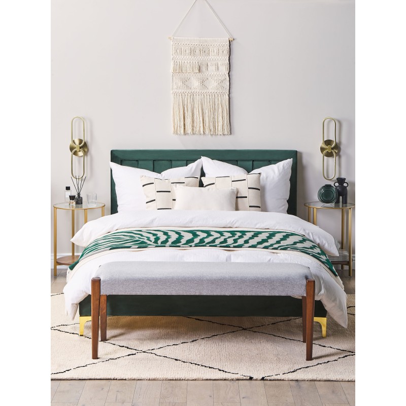 Poduszka dekoracyjna ABIES Bawełna 45 x 45 cm Beżowy W paski