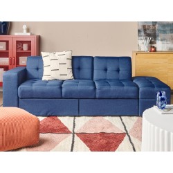 Poduszka dekoracyjna ABIES Bawełna 45 x 45 cm Beżowy W paski