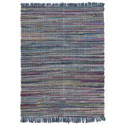 Dywan bawełniany 160 x 230 cm niebieski BESNI