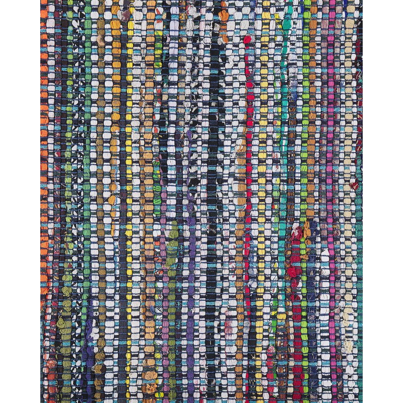 Dywan bawełniany 160 x 230 cm niebieski BESNI