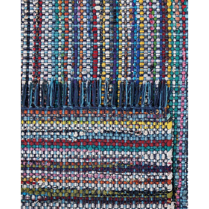 Dywan bawełniany 160 x 230 cm niebieski BESNI