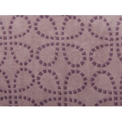 Zestaw 2 poduszek dekoracyjnych LARKSPUR Welur 45 x 45 cm Różowy Wzór geometryczny